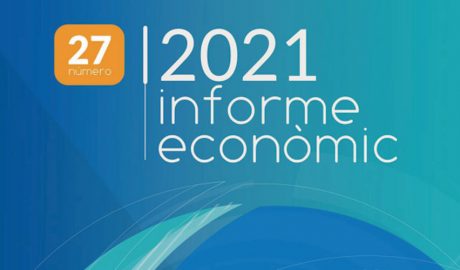Cartell de l'informe econòmic de 2021 de la Cambra de Comerç i Indústria d'Andorra