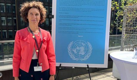 Maria Ubach present en la iniciativa impulsada per Dinamarca de compromís del pagament puntual de les contribucions a les Nacions Unides per poder dur a terme els seus programes
