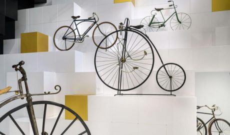 Bicicletes antigues exposades en el nou museu Bici Lab Andorra