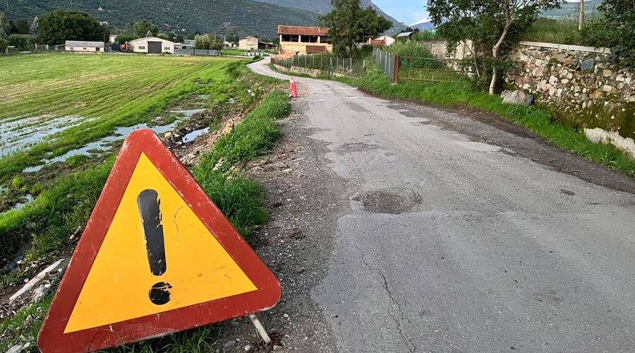 Obres al camí del Salit de la Seu d'Urgell