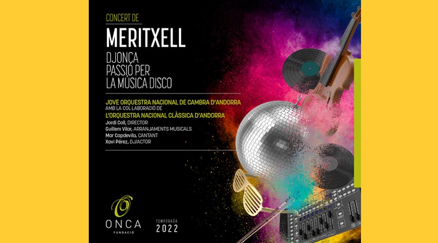 Cartell del concert de la JONCA amb motiu de la Diada de Meritxell