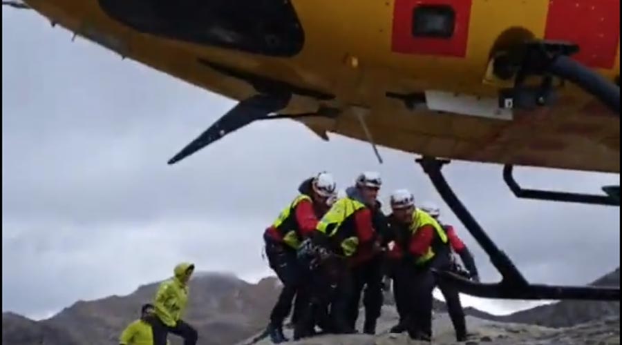 Rescats d'unes persones a l'estany Tort