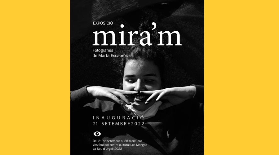 Cartell de l'exposició Mira'm, sobre autisme