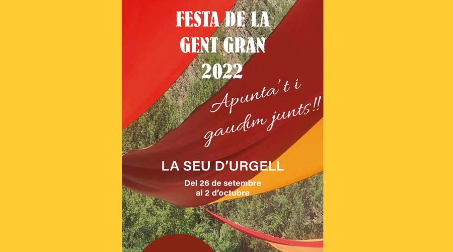 Cartell de la Festa de la Gent Gran de la Seu d’Urgell