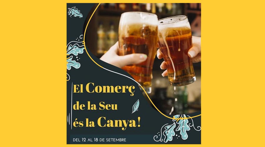 Cartell de la campanya el Comerç de la Seu és la Canya