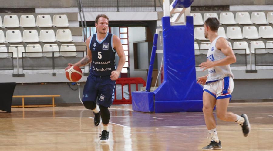 Partit amistós guanyat a Llíria del BC Andorra contra el Lucentum Alacant