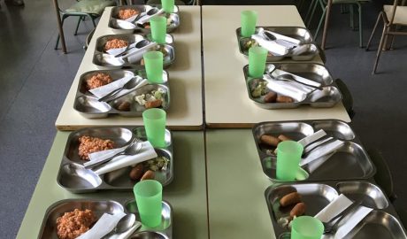 Menjador escolar del col·legi Pau Claris de la Seu