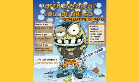 Cartell de la festa psicobloc de Coll de Nargó