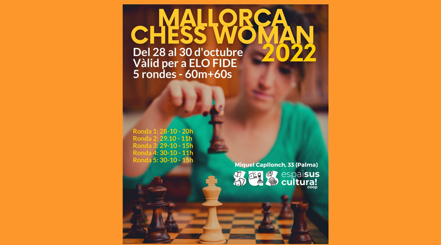 Cartell del Mallorca Chess Woman