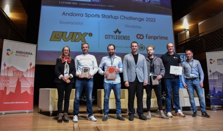 L’Andorra Sports Innovation Summit guardonant les startups EVIX, CityLegends i Fanprime