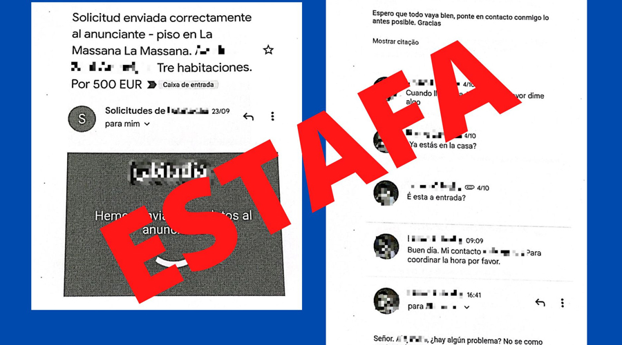 Advertència de la Policia per casos d'estafa en el lloguer de pisos