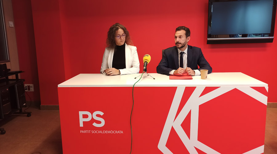 Judith Salazar i Gerard Alís del PS