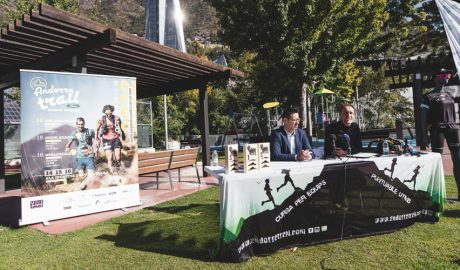 Una imatge de la presentació de l'Sportiva Andorra Trail