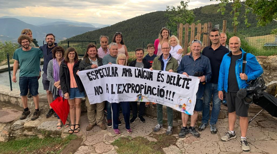 Mobilització dels veïns de Berén contra l'expropiació d'aigua