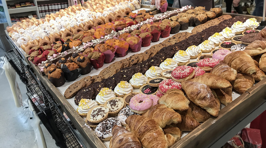 Gran varietat de brioxeria industrial