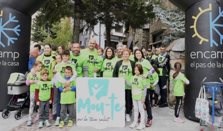 Encamp també ha participat en les marxes simultànies arreu de les parròquies per impulsar l’activitat física i saludable