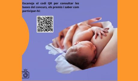 Cartell del concurs de fotografia per a fomentar la lactància materna a l'Alt Urgell