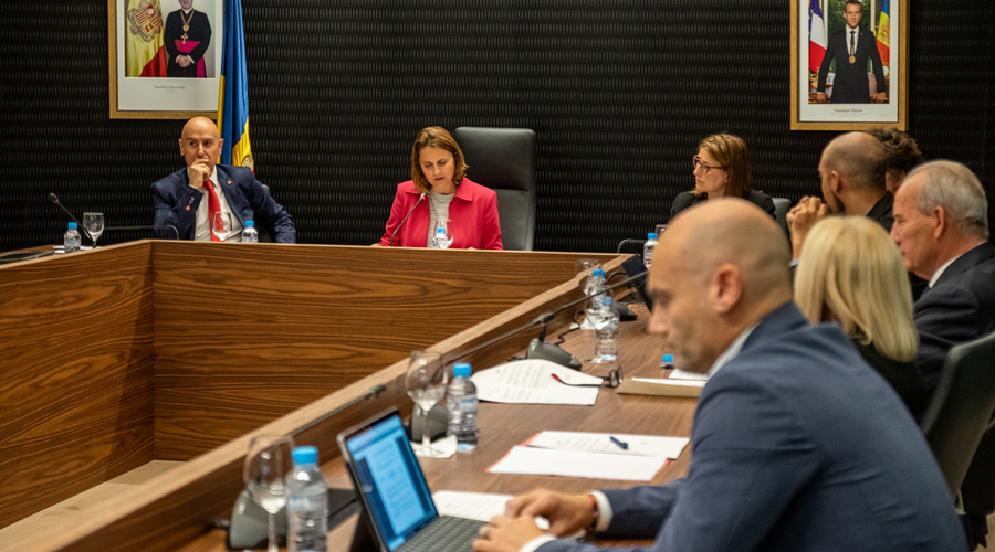 Reunió del Consell de Comú a Escaldes-Engordany