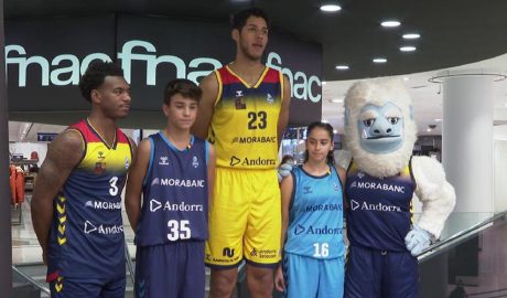 Presentació de la nova roba esportiva del BC Andorra per a la temporada 2022-2023