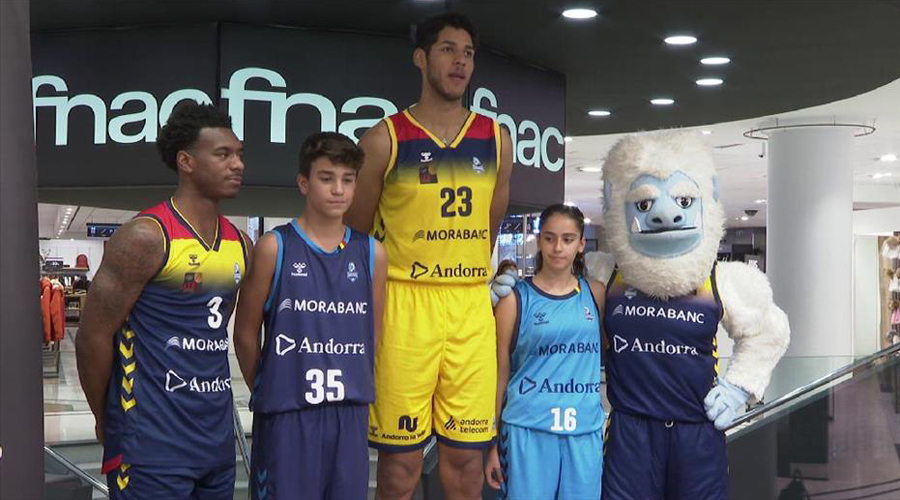 Presentació de la nova roba esportiva del BC Andorra per a la temporada 2022-2023
