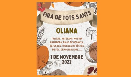 Cartell de la Fira de Tots Sants d'Oliana