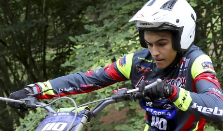 El pilot andorrà de trial Gaudi Vall