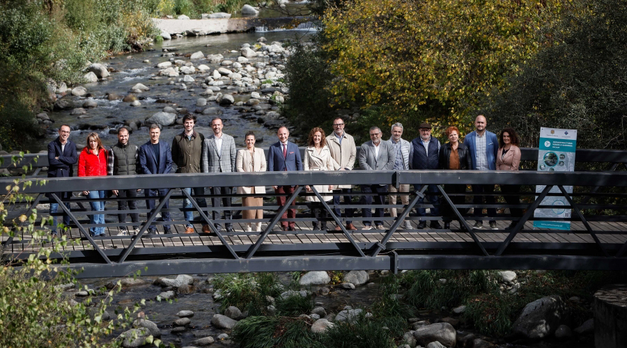 Els actors implicats en la construcció i el manteniment del nou tram del Pla Sectorial d’Infraestructures Verdes d’Andorra (PSIVA) a Encamp