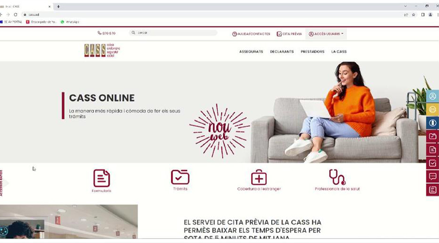 La nova web de la CASS