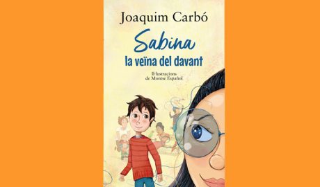 Coberta del llibre infantil Sabina, la veïna del davant
