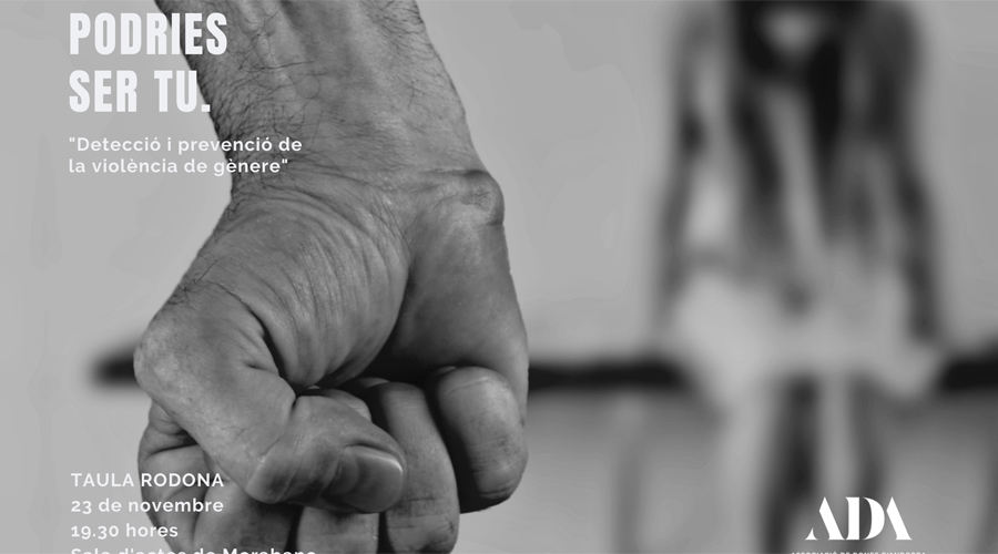 Cartell de la campanya de l'ADA contra la violència de gènere