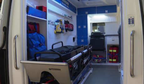 Una ambulància de l'Andorra de Transport Sanitari