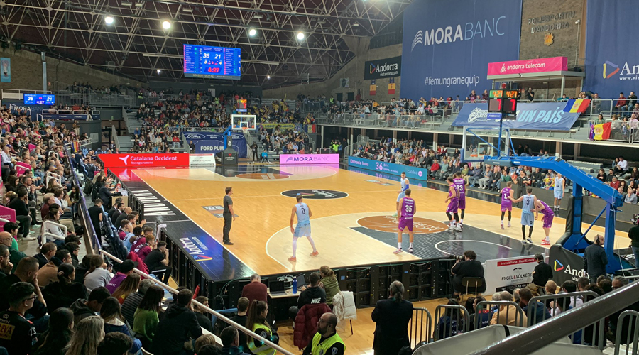 Partit de lliga entre el BC Andorra i el Lleida