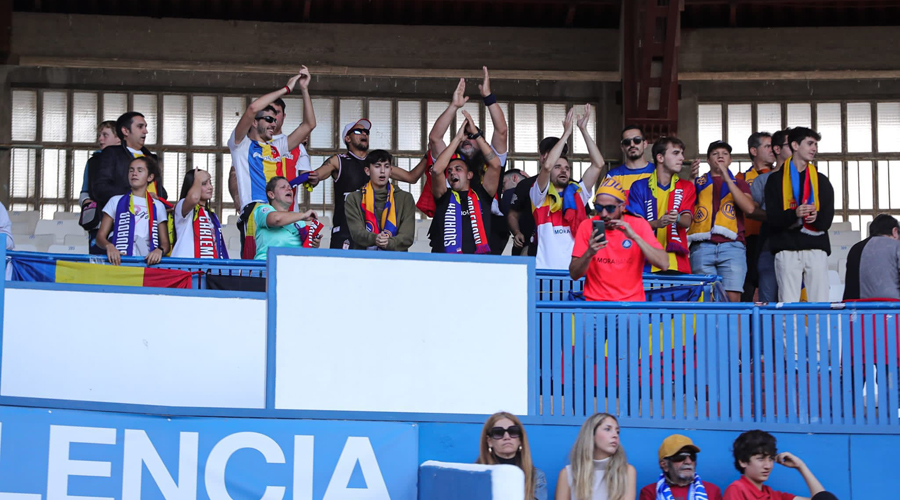 Públic del FC Andorra a la Romareda