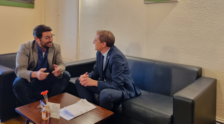Reunió entre l'alcalde de la Seu i el subdelegat del Govern espanyol a Lleida