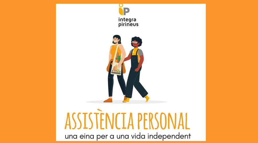 Cartell informant de l'assitència personal per a persones discapacitades