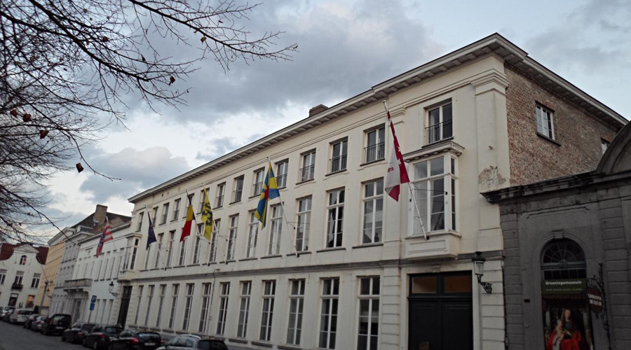 Façana del Collège d’Europe a Bruges