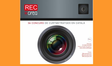 Cartell del concurs de curtmetratges RECcrea