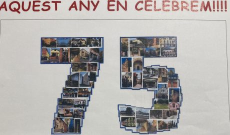 Cartell del dinar de germanor per a la gent que fa 75 anys a la Seu i comarca