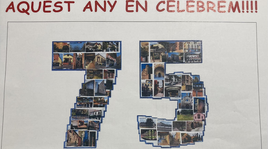 Cartell del dinar de germanor per a la gent que fa 75 anys a la Seu i comarca