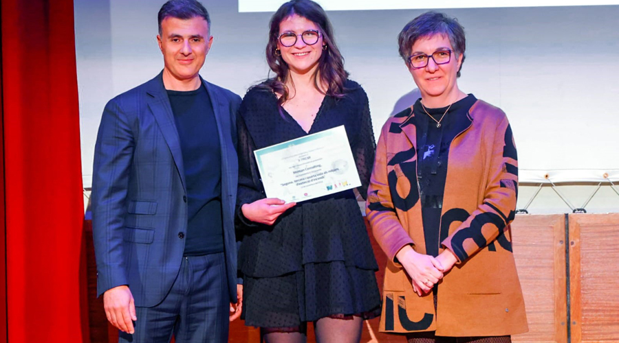 Una de les guanyadores del Concurs d'Iniciatives Sostenibles