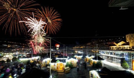 Un castell de focs per Nadal a Andorra la Vella