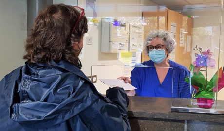 Recepció de l'hospital de la Seu