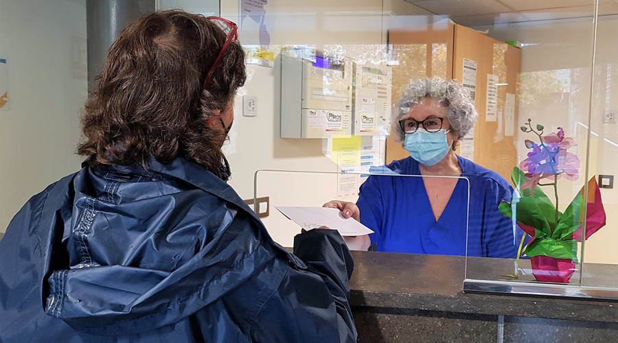 Recepció de l'hospital de la Seu