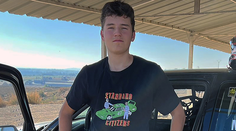 El jove pilot andorrà de cotxes, Joan Vinyes Jr