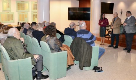 Els cònsols d'Encamp rebent a l’Associació de l’Ordre de les Palmes Acadèmiques