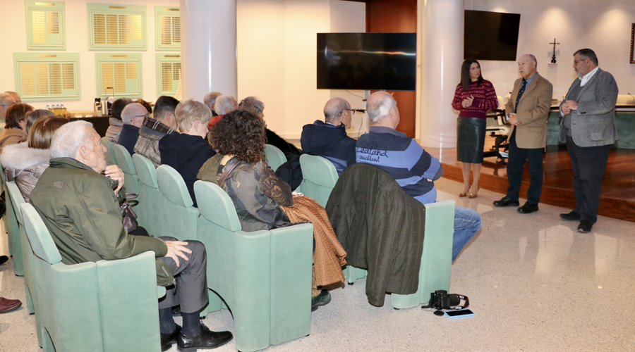 Els cònsols d'Encamp rebent a l’Associació de l’Ordre de les Palmes Acadèmiques