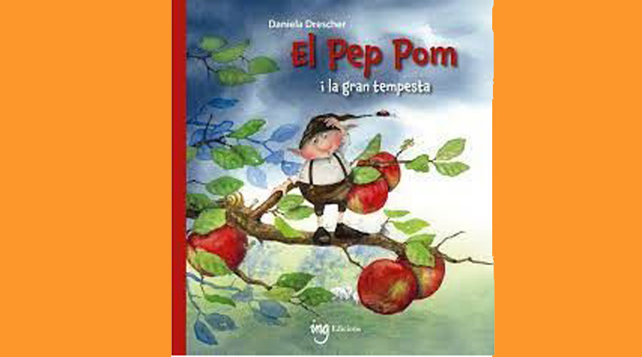 Coberta del llibre infantil "El Pep Pom i la gran tempesta"