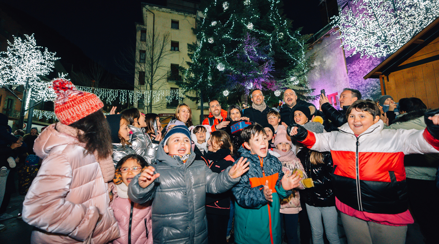 Encesa de llums de Nadal a Encamp