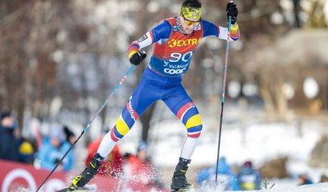 Irineu Esteve competint al Tour d'Ski