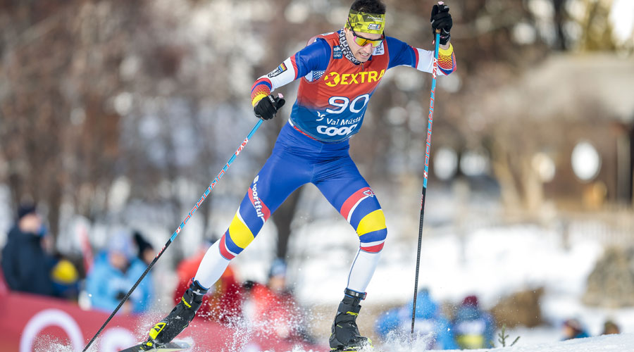 Irineu Esteve competint al Tour d'Ski